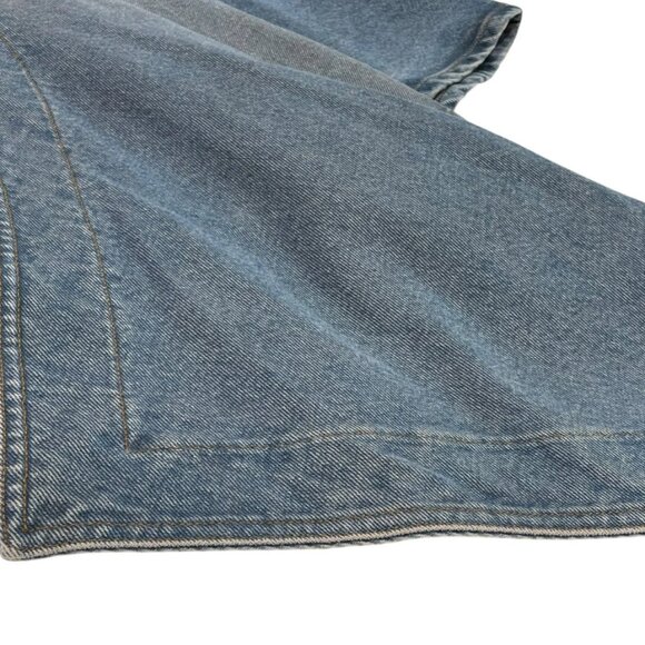 Y/PROJECT EVERGREEN CUT OUT ASYMMETRIC LOW RISE DENIM SKIRT SIZE SMALL PRELOVED - Picture 5 of 6